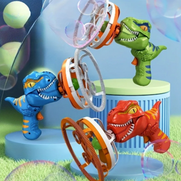 JurassicBubbles | Diversión mágica para jugar - Máquina eléctrica de burbujas de dinosaurio